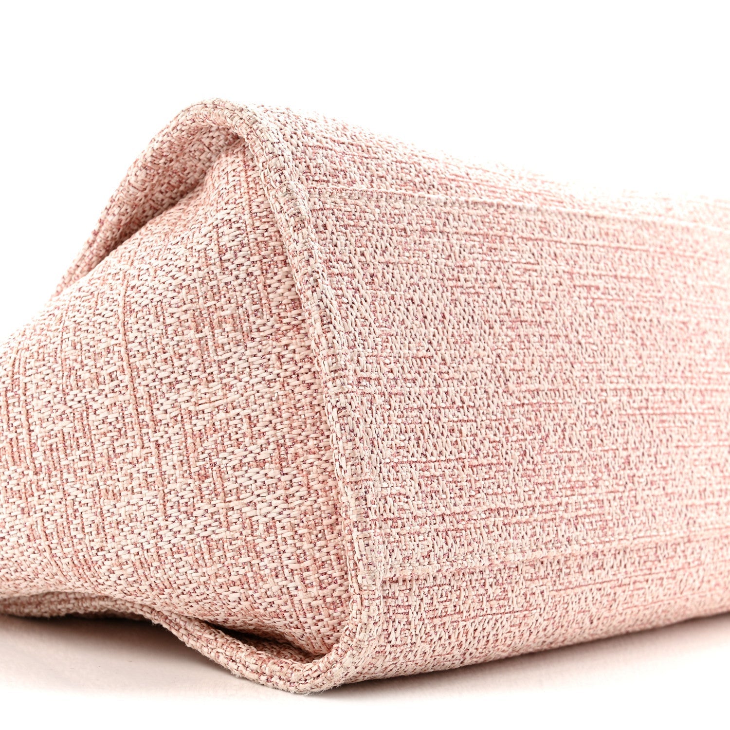 Lurex Boucle Deauville Medium Tote Pink