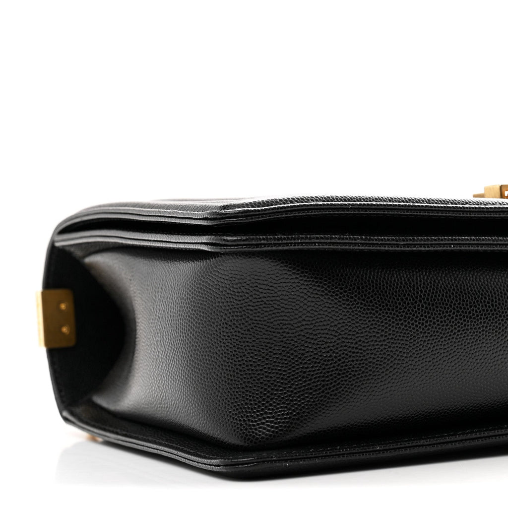 Caviar Quilted New Medium Boy Flap Black