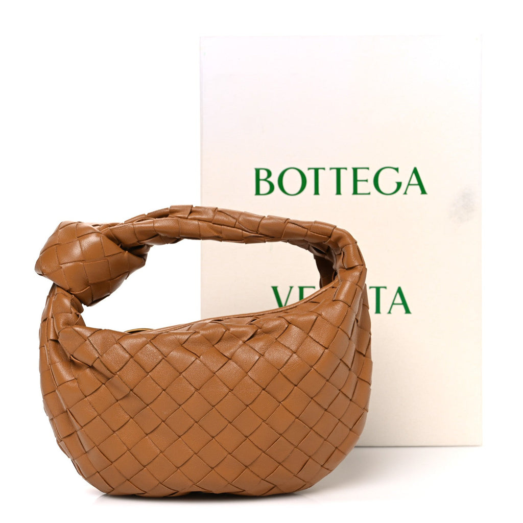 Nappa Intrecciato Mini Jodie Caramel