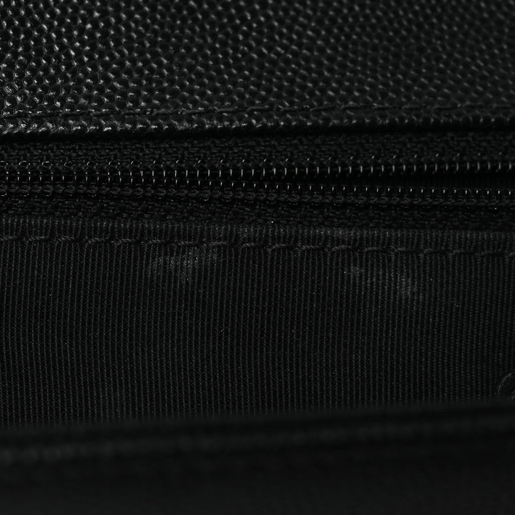 Caviar Quilted New Medium Boy Flap Black