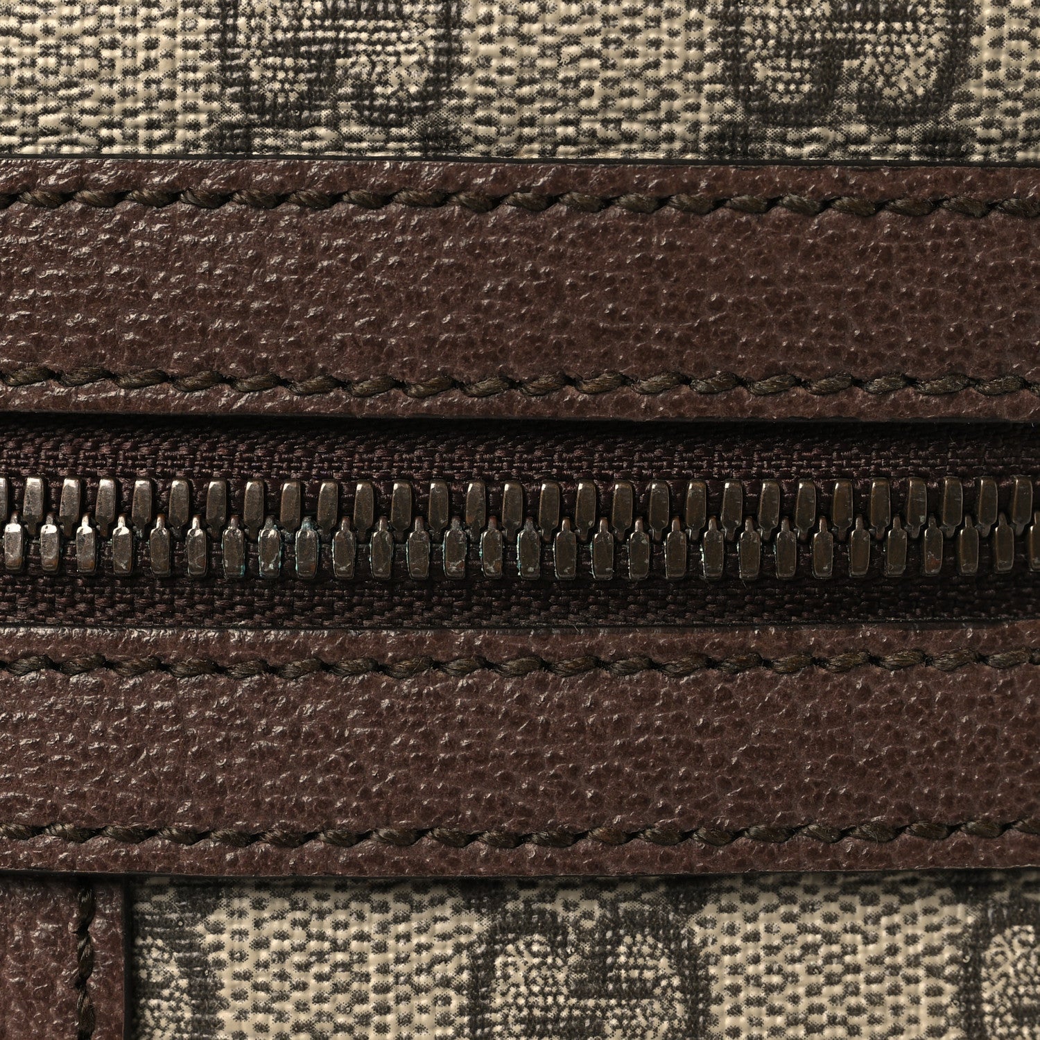 GG Supreme Monogram Web Small Ophidia Messenger Bag Brown