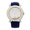 Stainless Steel Alligator 5 Diamond 42mm Happy Sport Quartz Watch