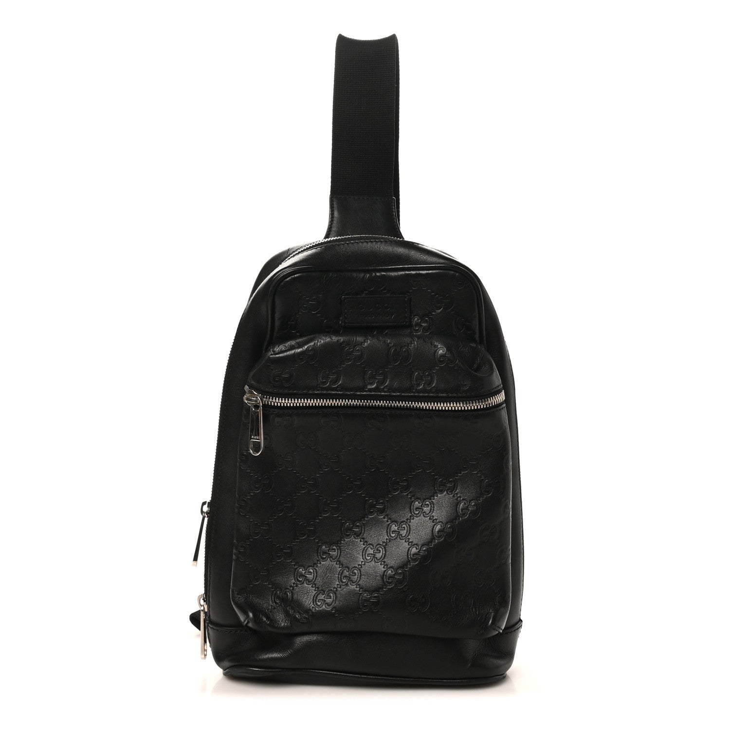 Guccissima Sling Backpack Black