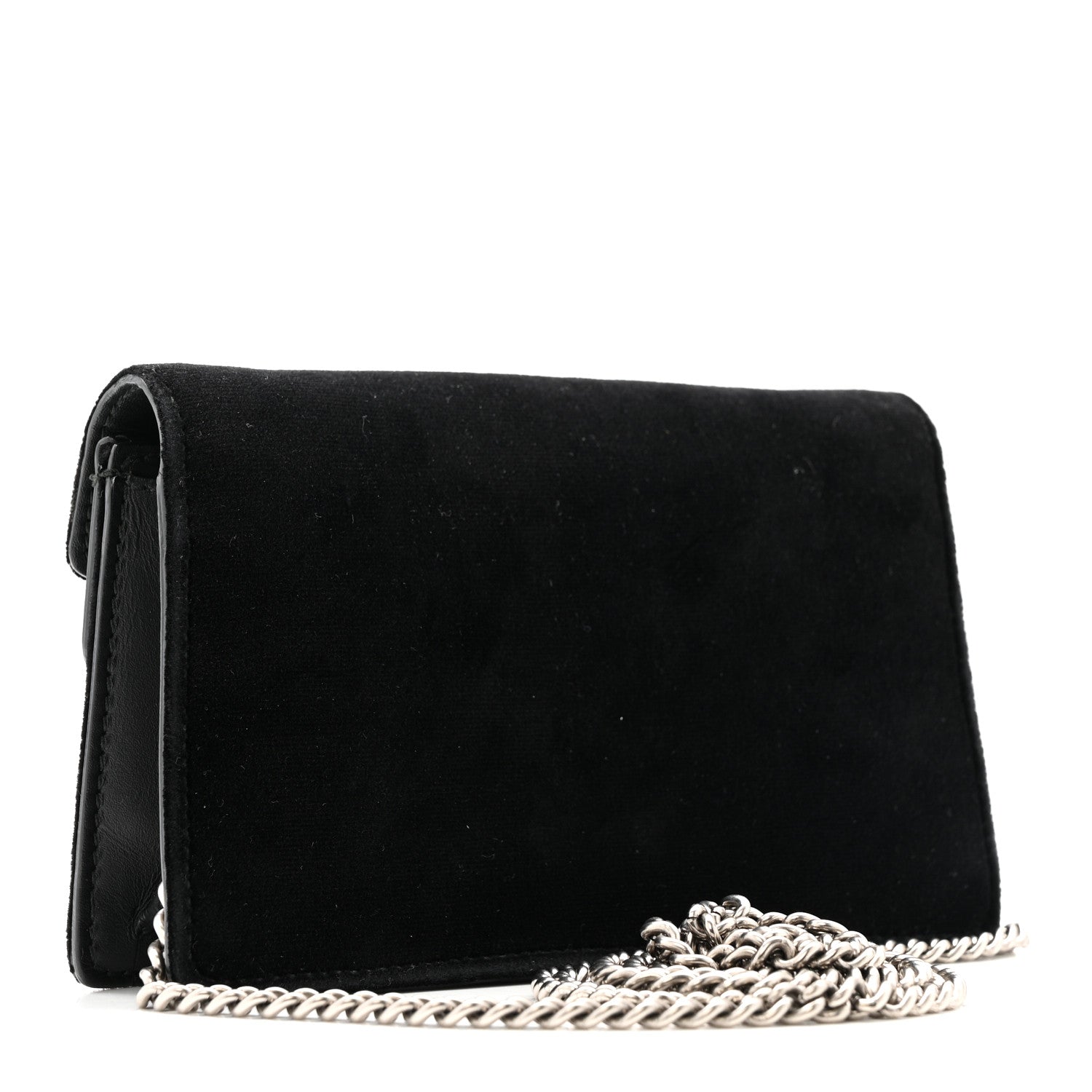 Velvet Super Mini Dionysus Shoulder Bag Black