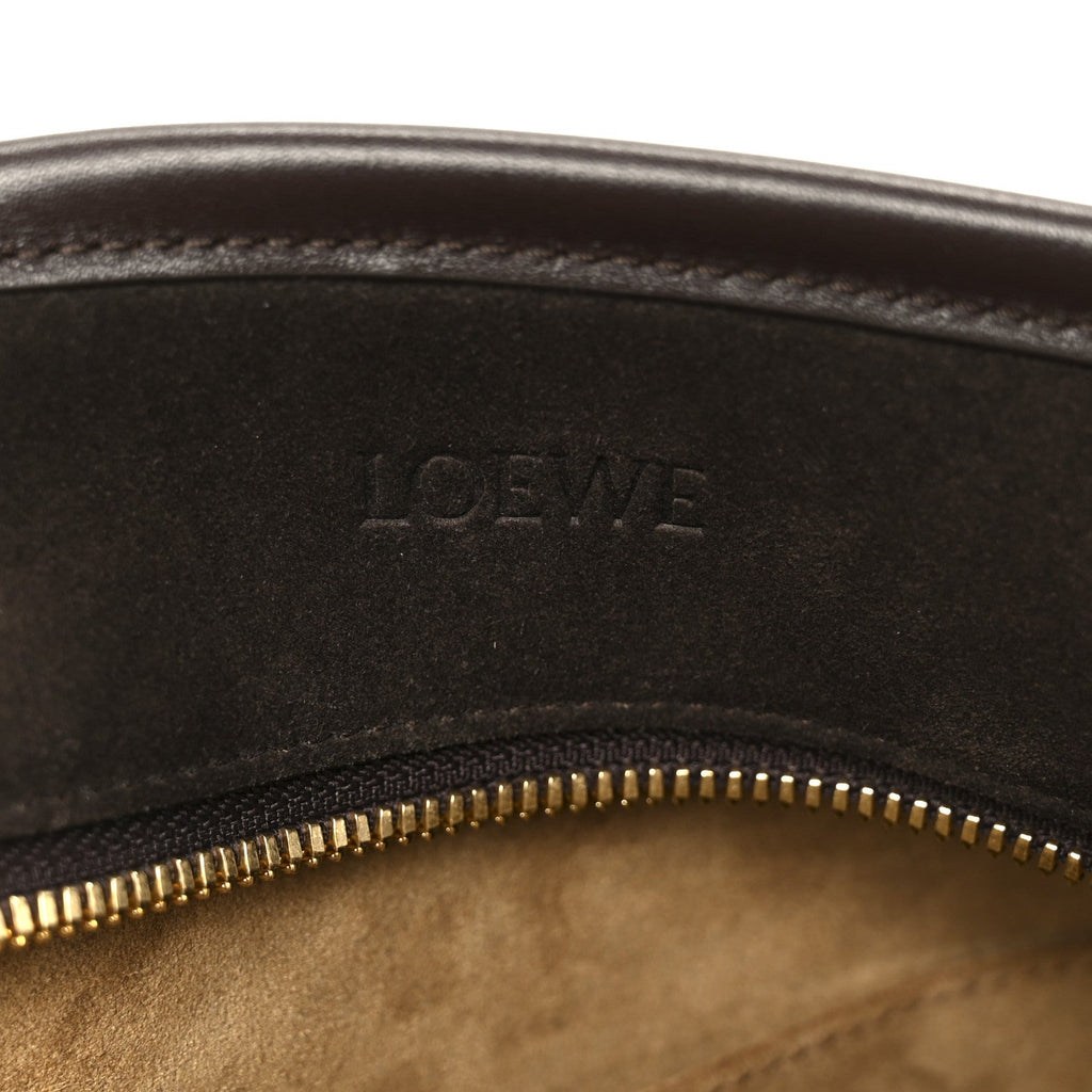 Suede Calfskin Large Amazona 180 Dark Chestnut