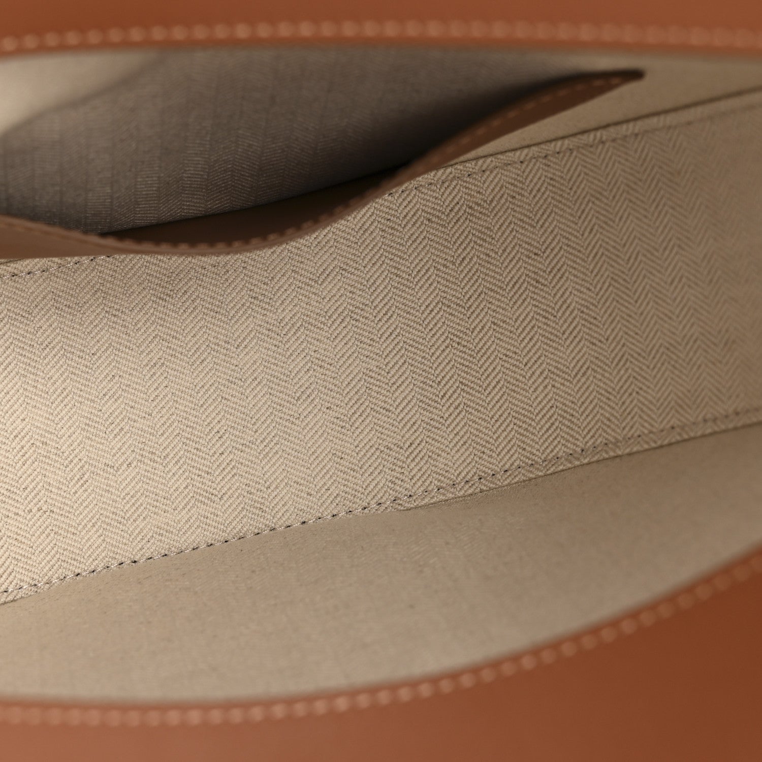 Jacquard Anagram Calfskin Luna Bag Tan Pecan