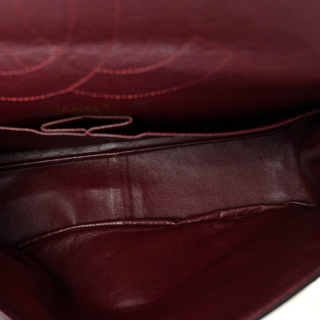 Aged Calfskin Quilted 2.55 Reissue 227 Flap Black
