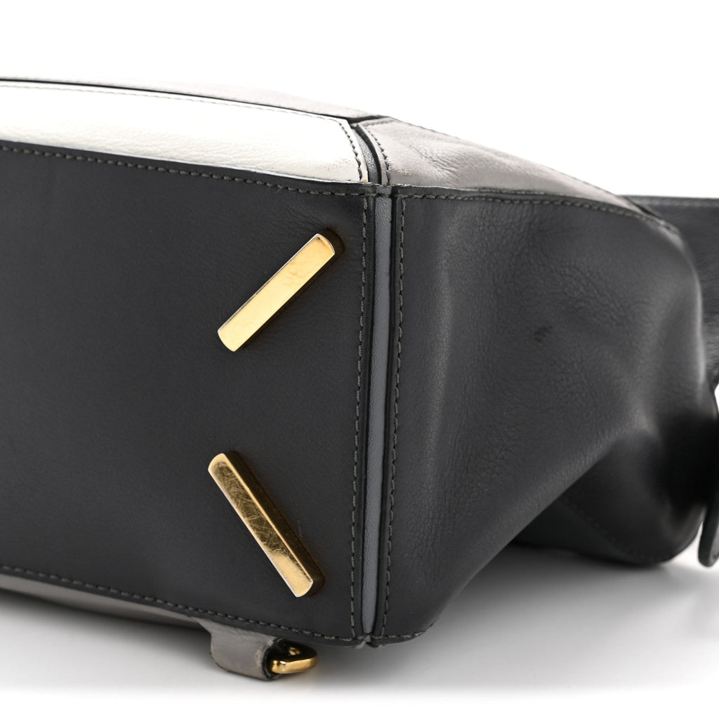 Calfskin Small Puzzle Bag Grey Multitone