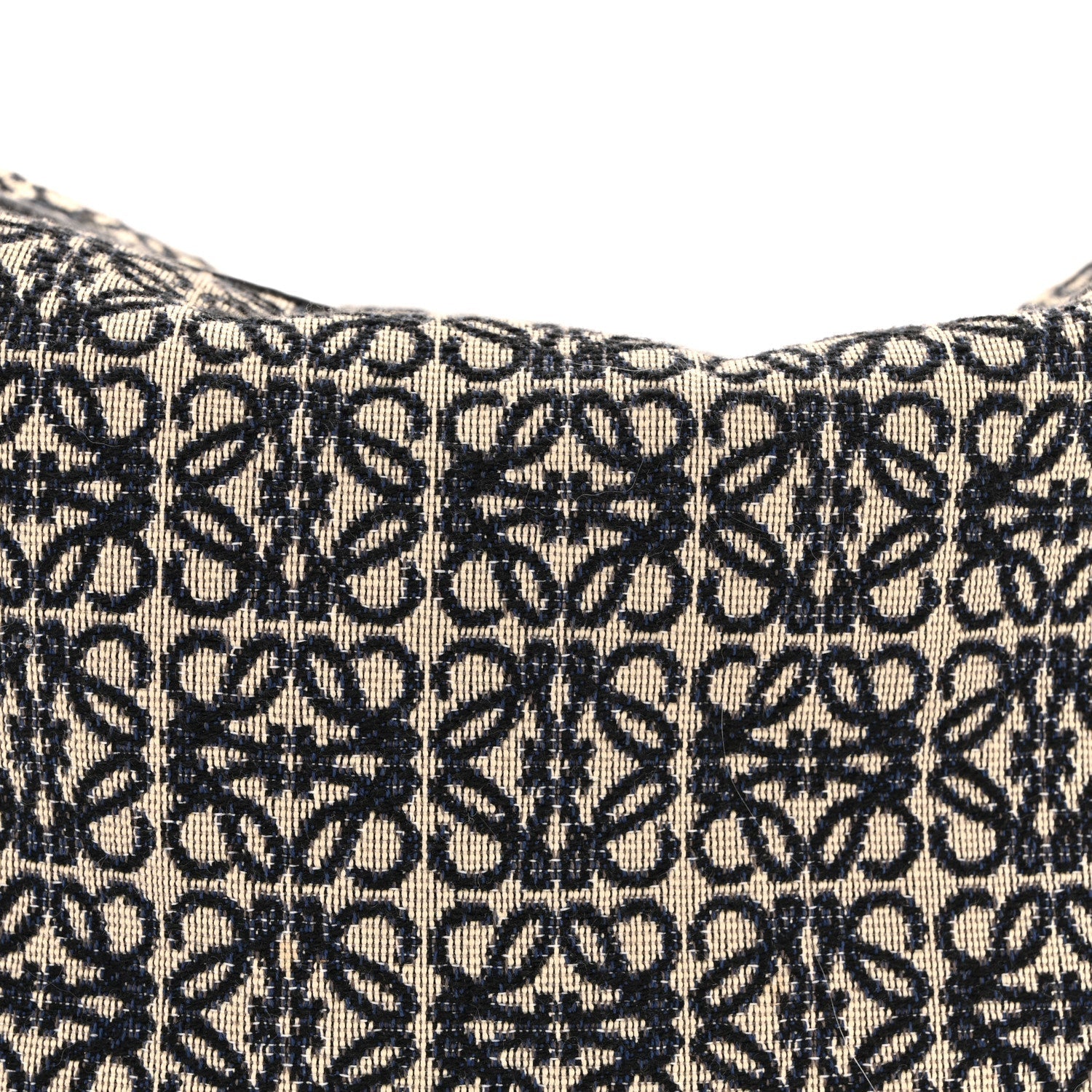 Jacquard Anagram Calfskin Small Cubi Bag Navy Black