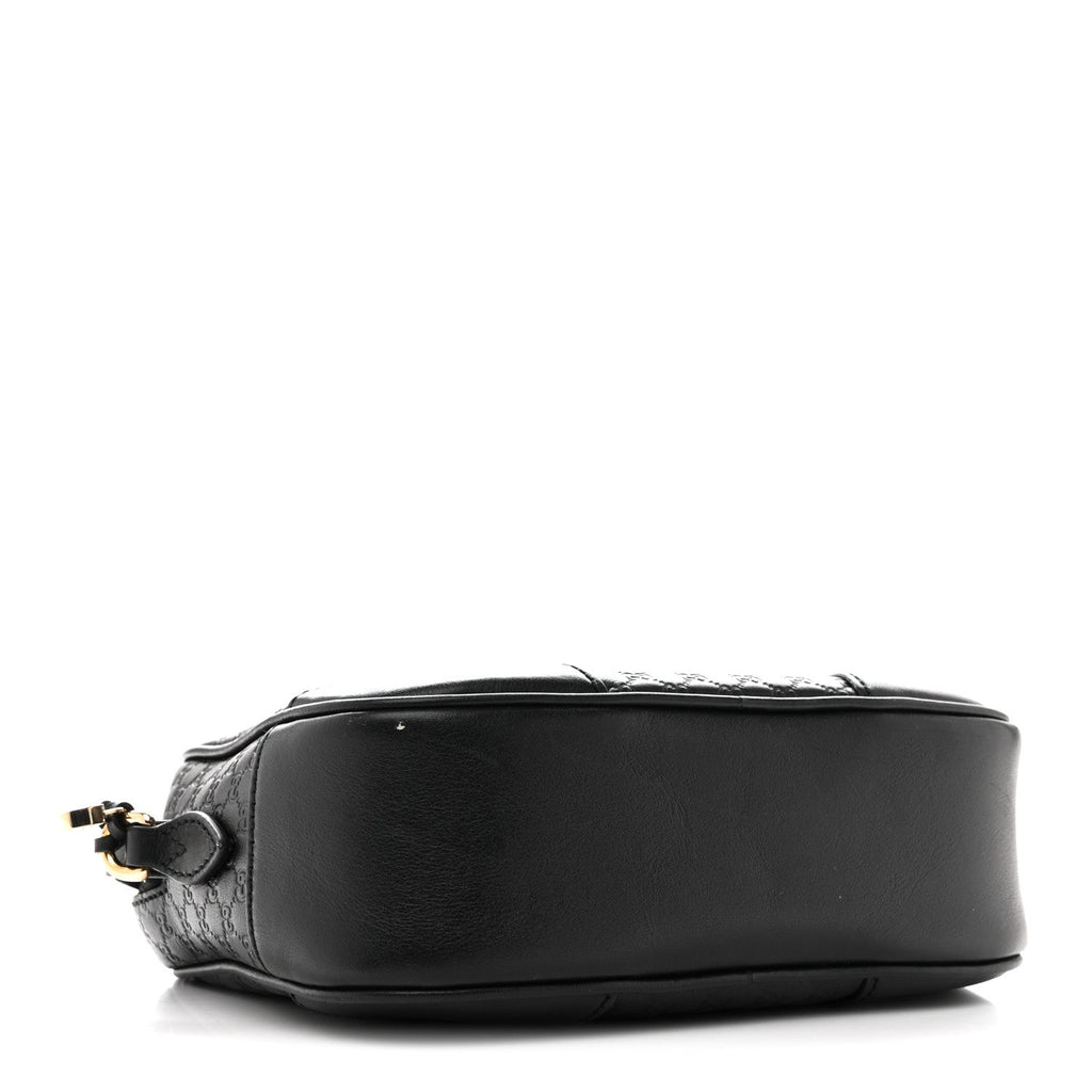 Microguccissima Mini Bree Messenger Bag Black