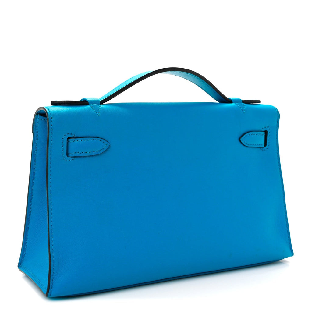 Swift Kelly Pochette Clutch Bleu Frida
