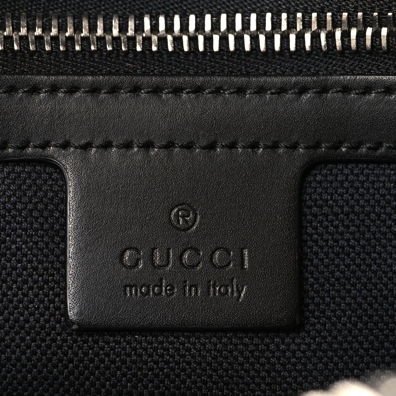 Soft GG Supreme Monogram Web Belt Bag Black Grey