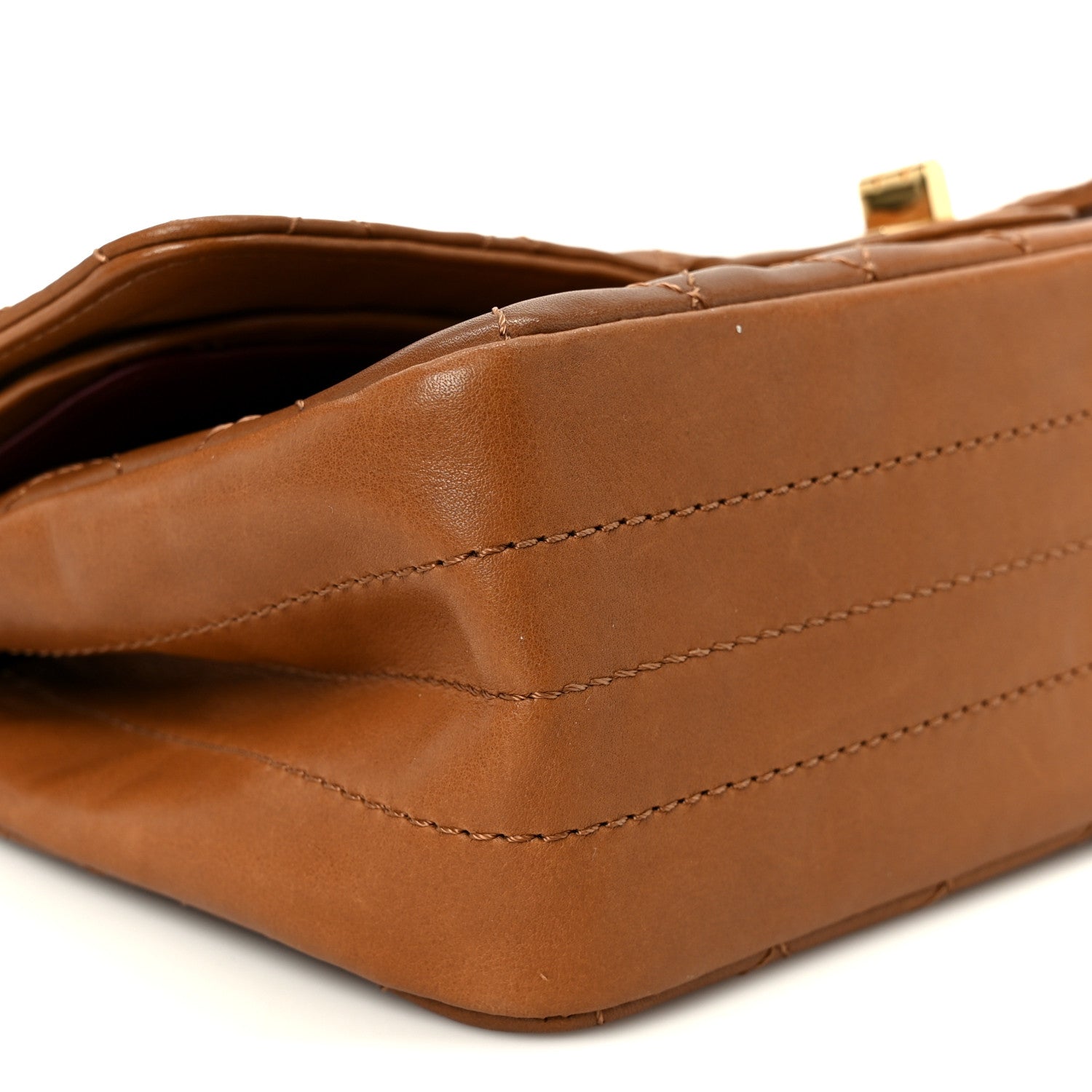 Lambskin Quilted Crush 2.55 Reissue 225 Flap Camel