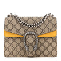 GG Supreme Monogram Mini Dionysus Shoulder Bag Yellow