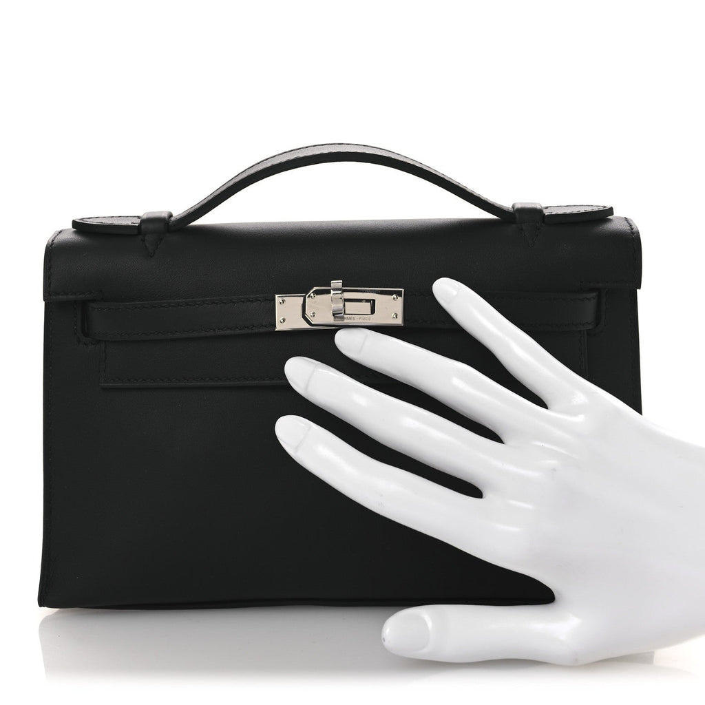 Swift Kelly Pochette Clutch Black