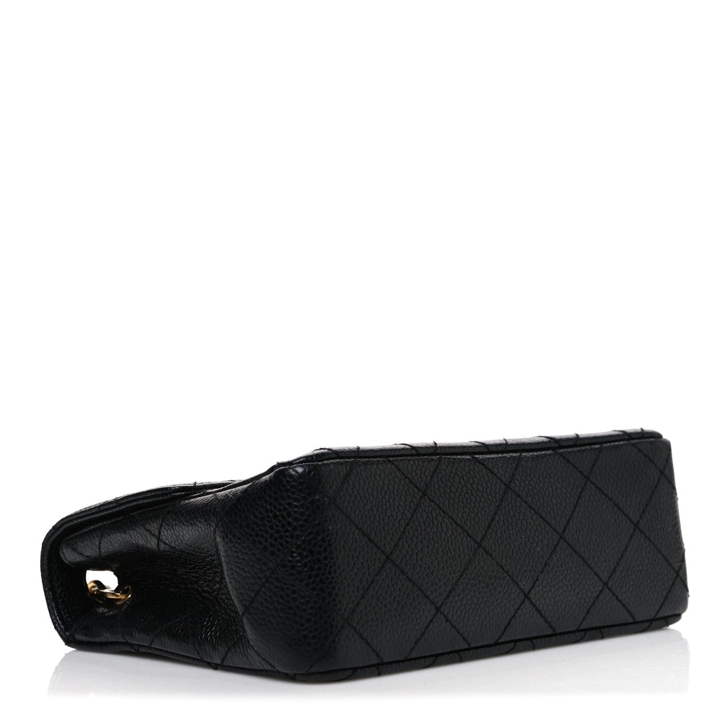 Caviar Quilted Mini Square Flap Black