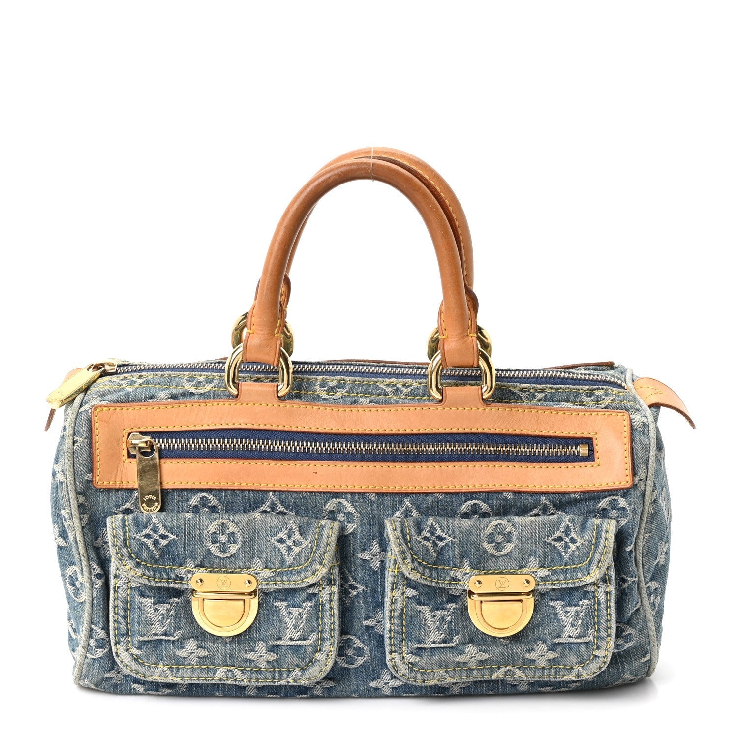 Monogram Denim Neo Speedy Blue