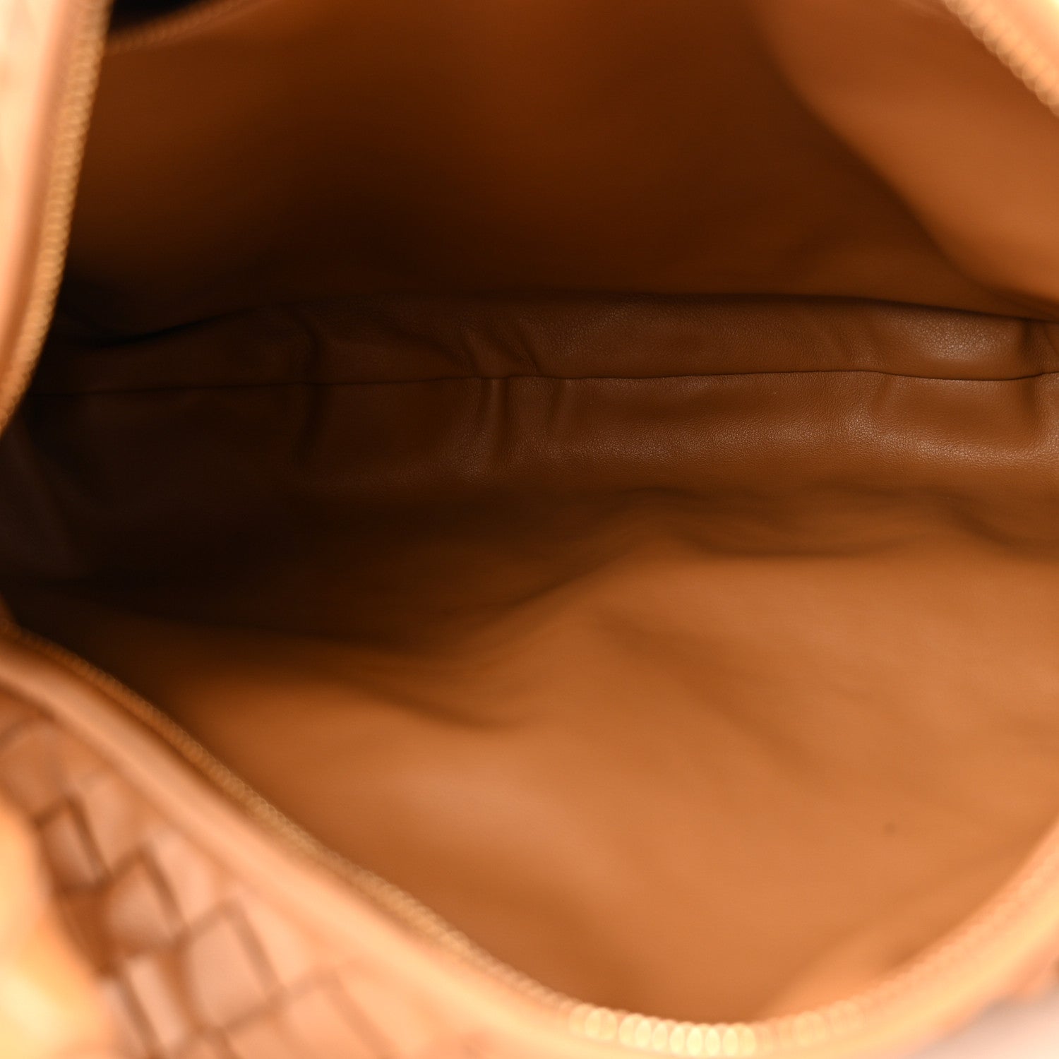 Nappa Intrecciato Small Jodie Caramel