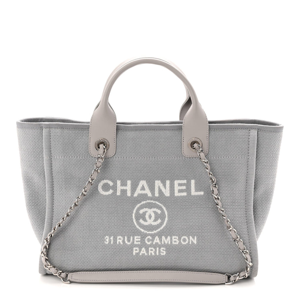 Mixed Fibers Small Deauville Tote Grey