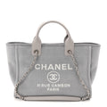 Mixed Fibers Small Deauville Tote Grey