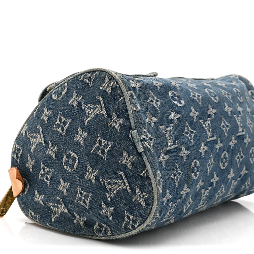 Monogram Denim Neo Speedy Blue