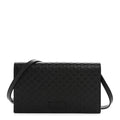 Microguccissima Crossbody Wallet Black