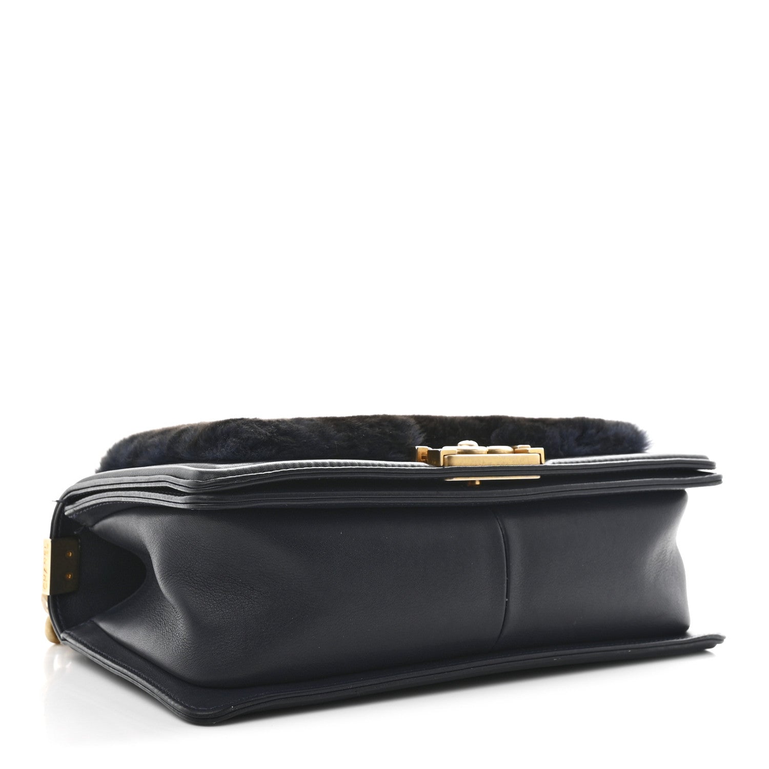 Orylag Medium Boy Top Handle Flap Navy