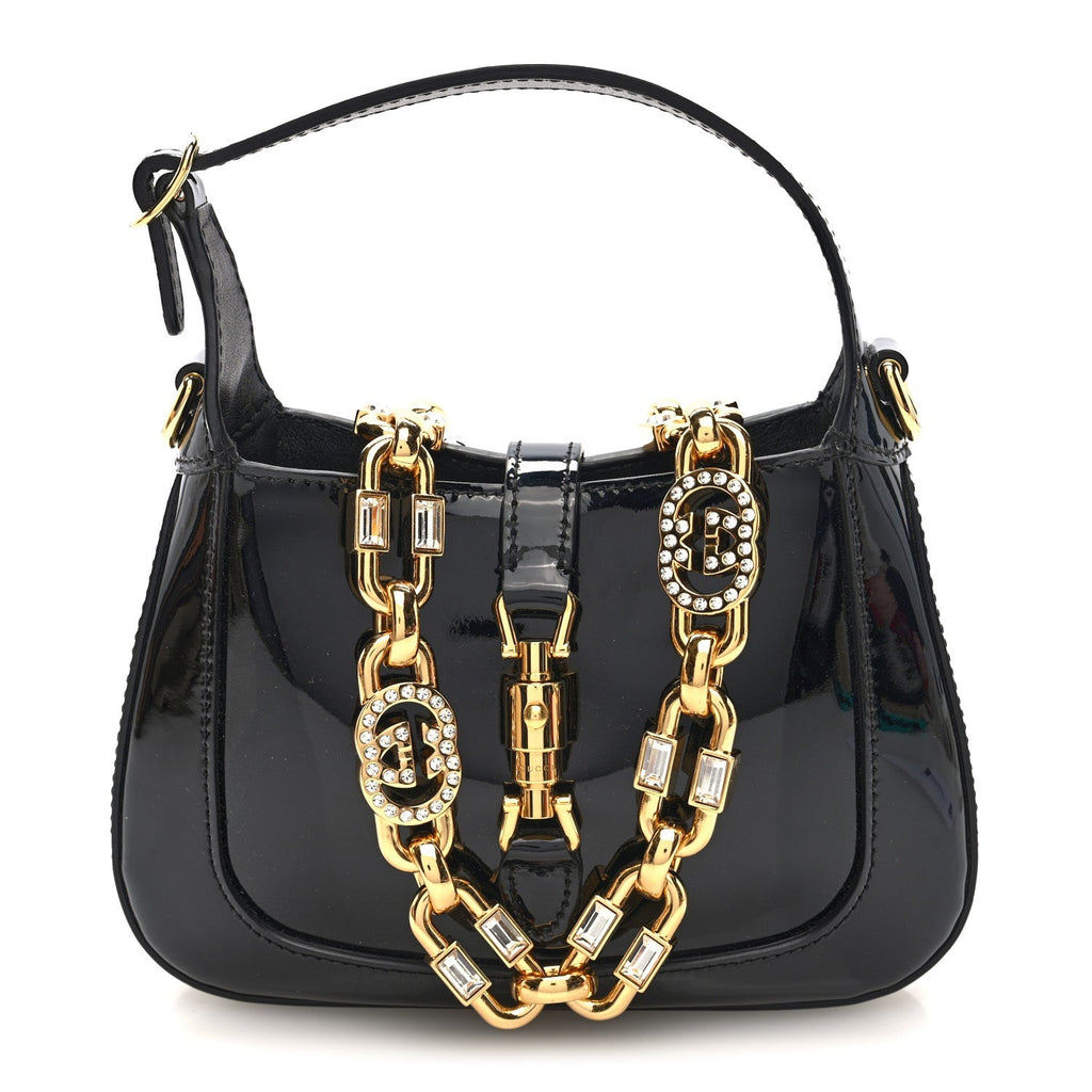 Patent Mini Jackie 1961 Crystal Hobo Black