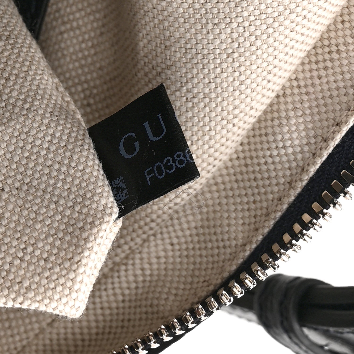 GG Supreme Monogram Textured Calfskin Web Small Attache Shoulder Bag Beige Blue