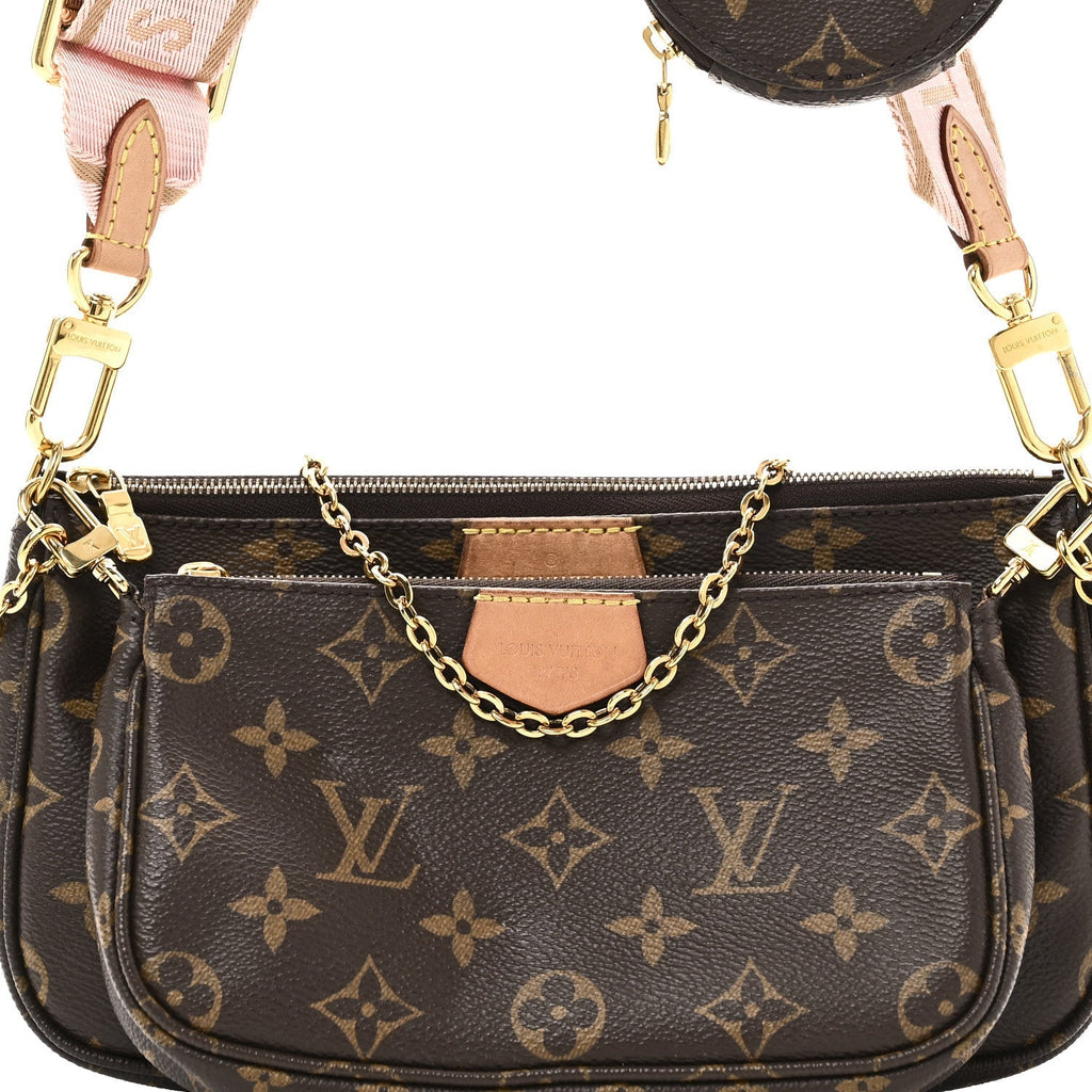 Monogram Multi Pochette Accessories Rose Clair