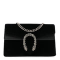 Suede Super Mini Dionysus Shoulder Bag Black