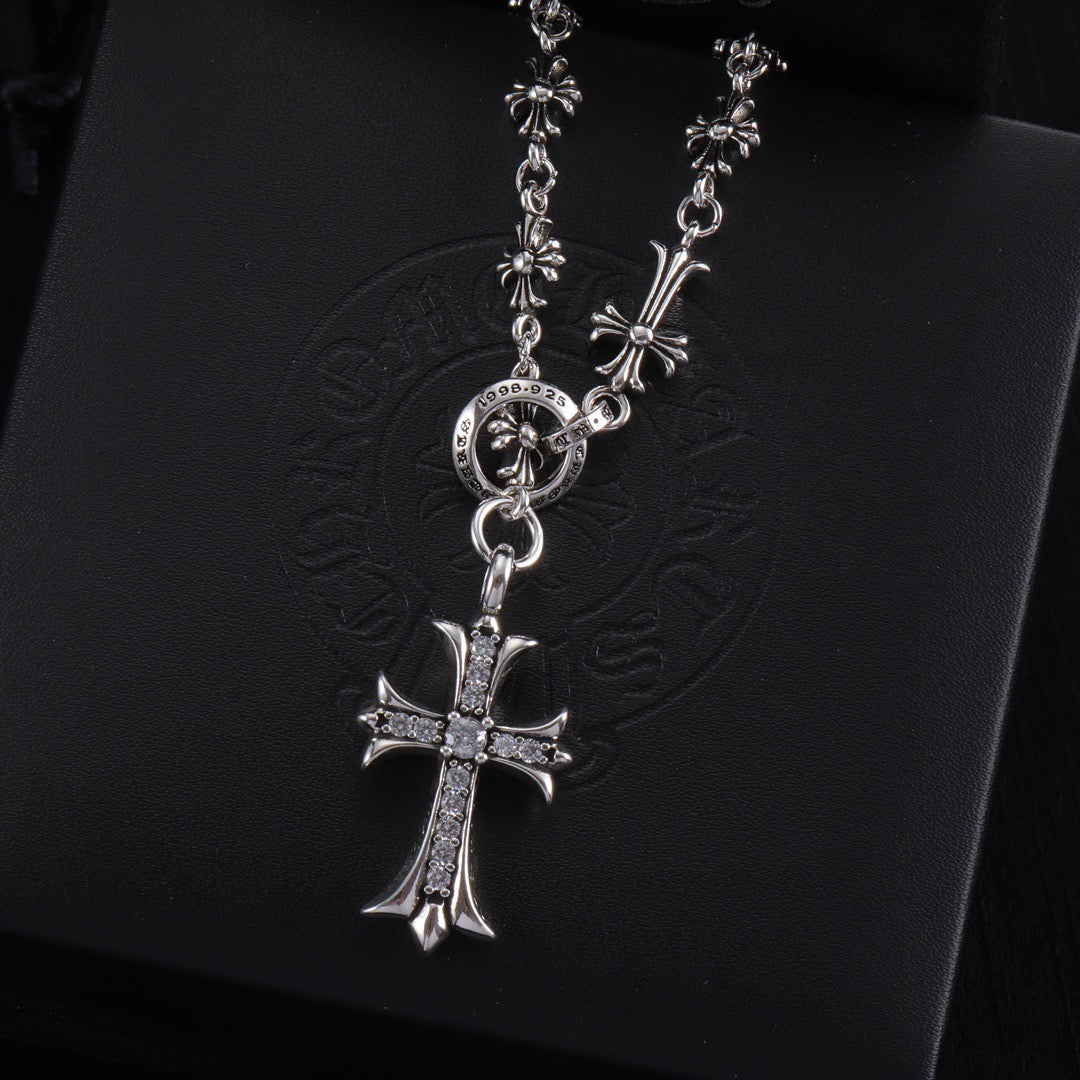 Chrome Hearts Plain Diamond Necklace