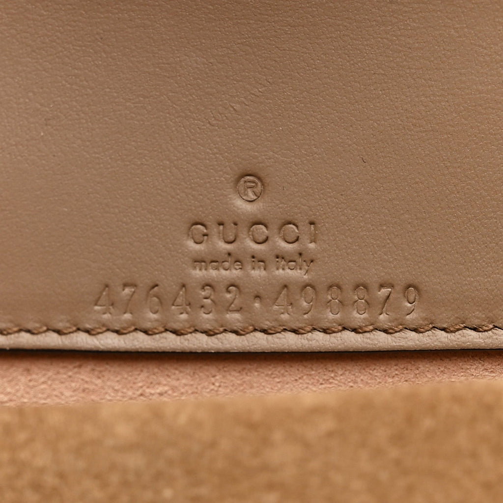 GG Supreme Monogram Super Mini Dionysus Shoulder Bag Taupe