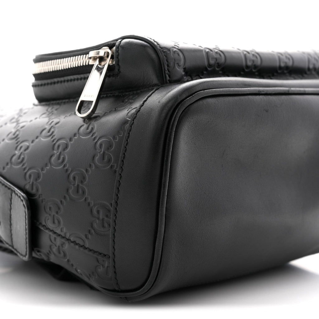 Guccissima Signature Small Day Backpack Black