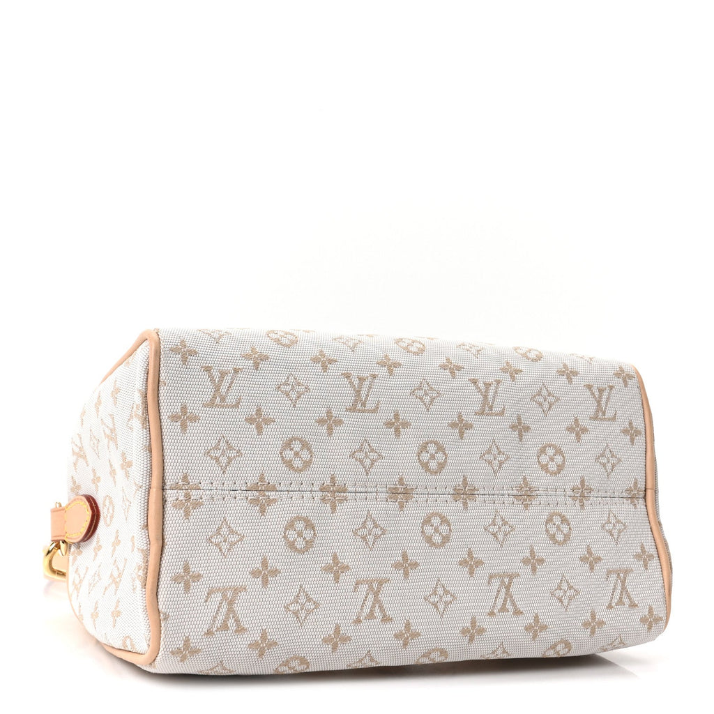 Monogram Mini Jacquard Speedy Bandouliere 20 Mastic Cream
