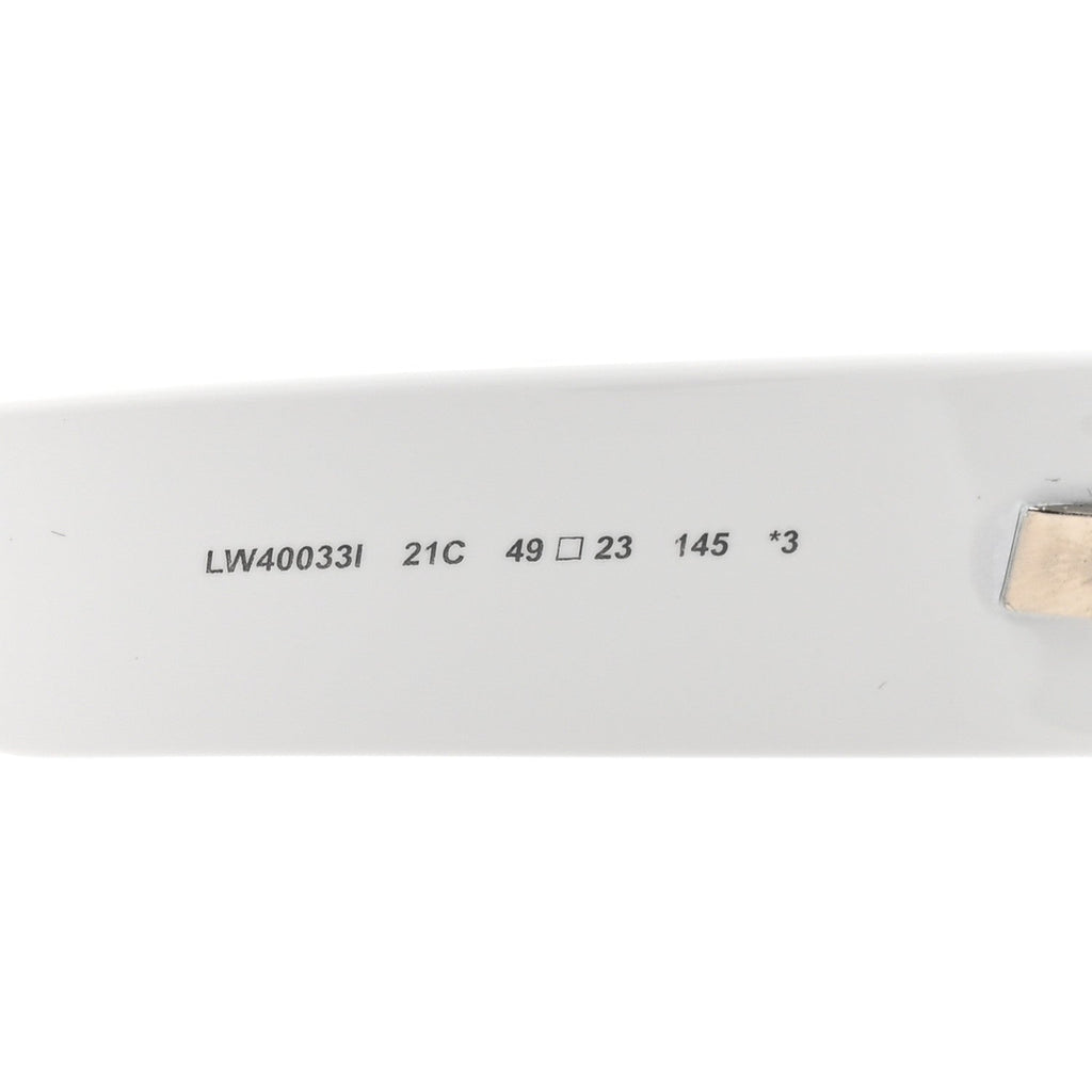Acetate Sunglasses LW40033I White