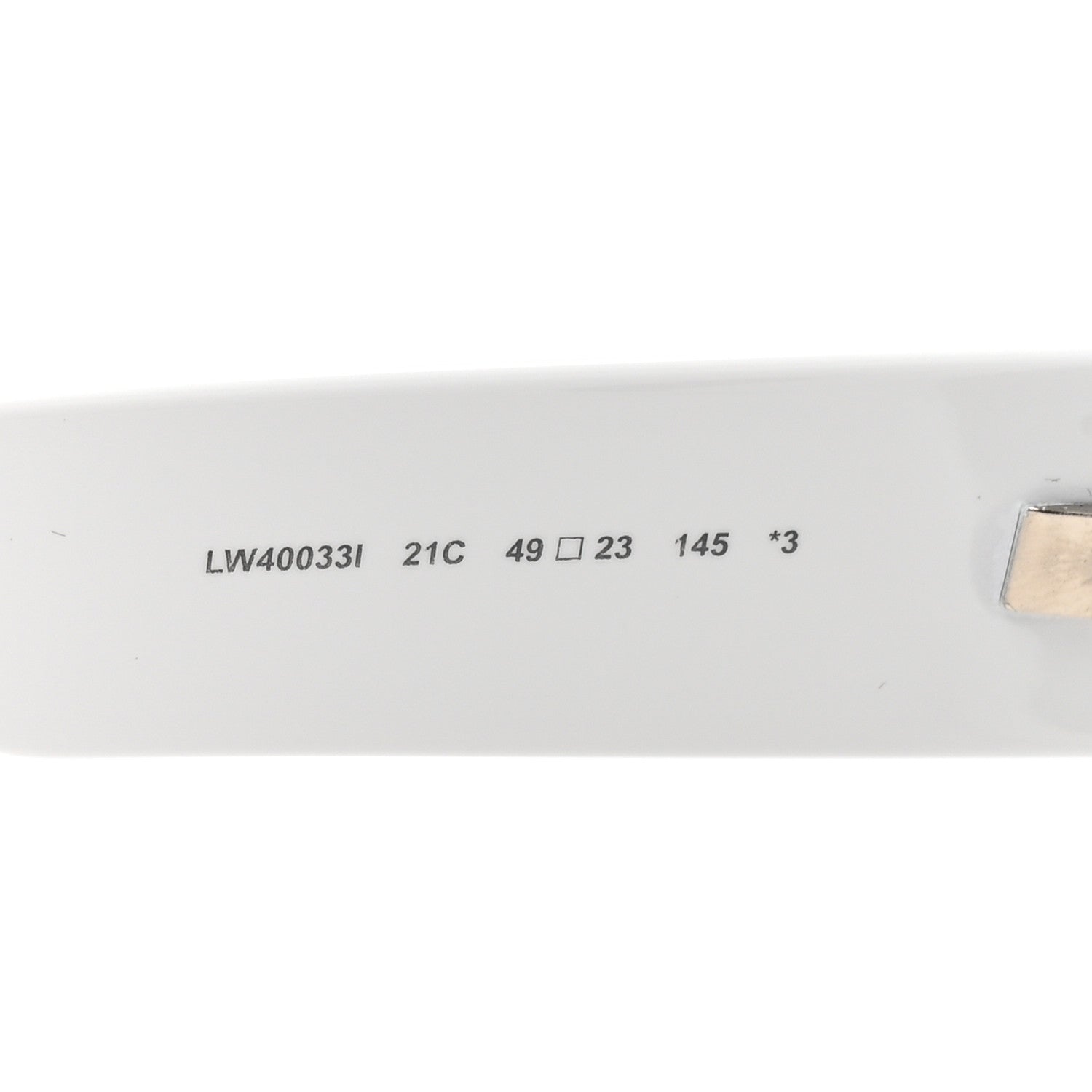 Acetate Sunglasses LW40033I White