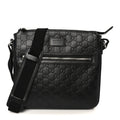 Guccissima Signature Small Messenger Bag Black