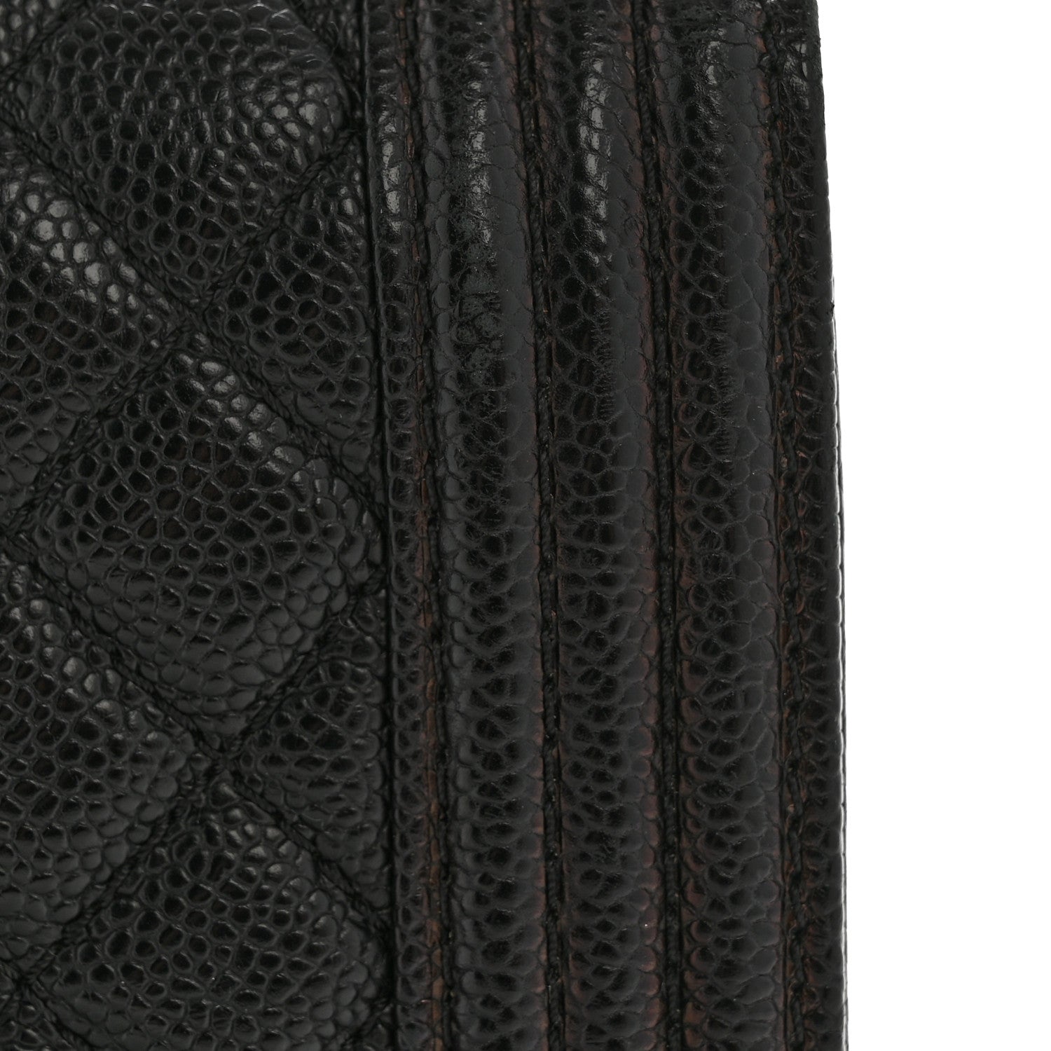 Caviar Quilted Medium Boy Flap Black