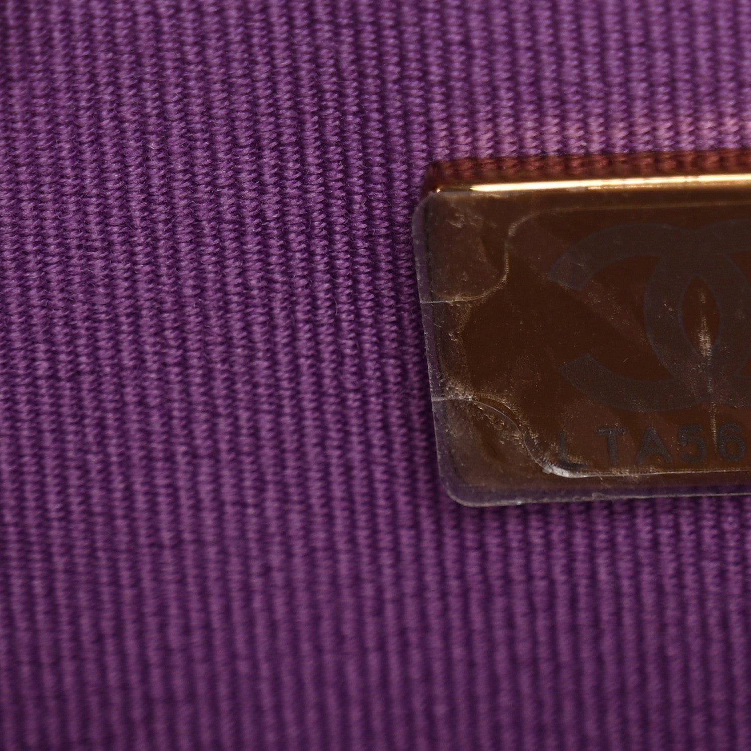 Lambskin Quilted Pick Me Up Wallet On Chain WOC Purple