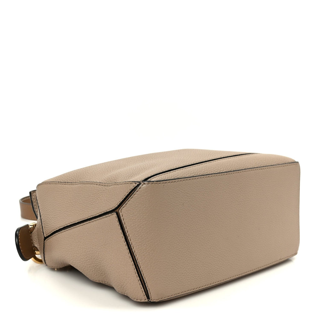 Calfskin Small Puzzle Bag Sand Mink