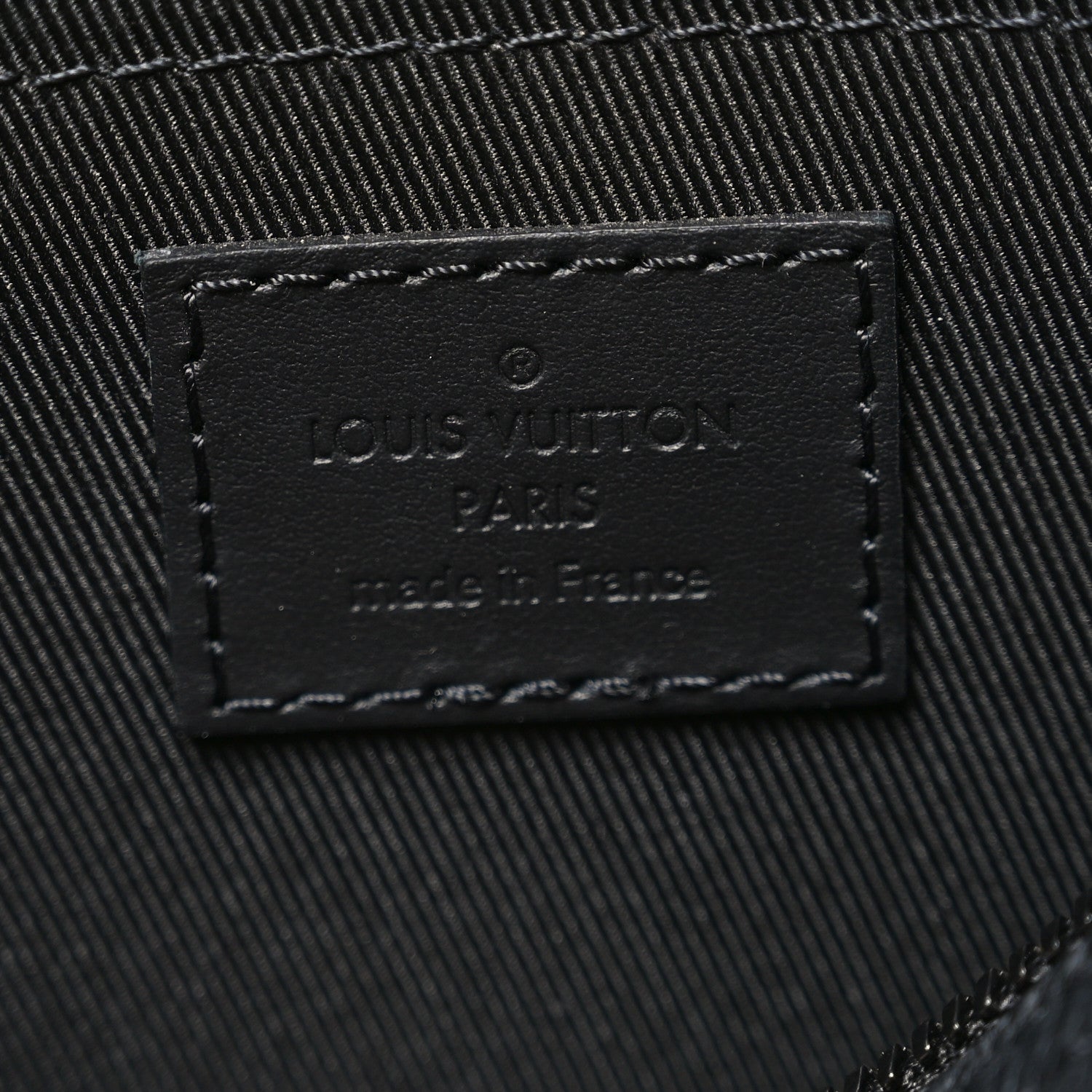 Grained Calfskin Aerogram City Keepall Black