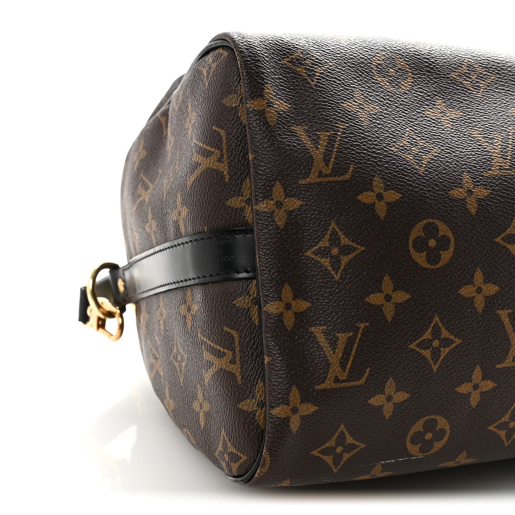Monogram My World Tour Speedy Bandouliere 30 Black