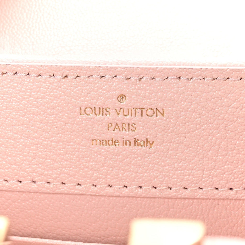 Mink Calfskin Goatskin Capucines Mini Rosewater Pink