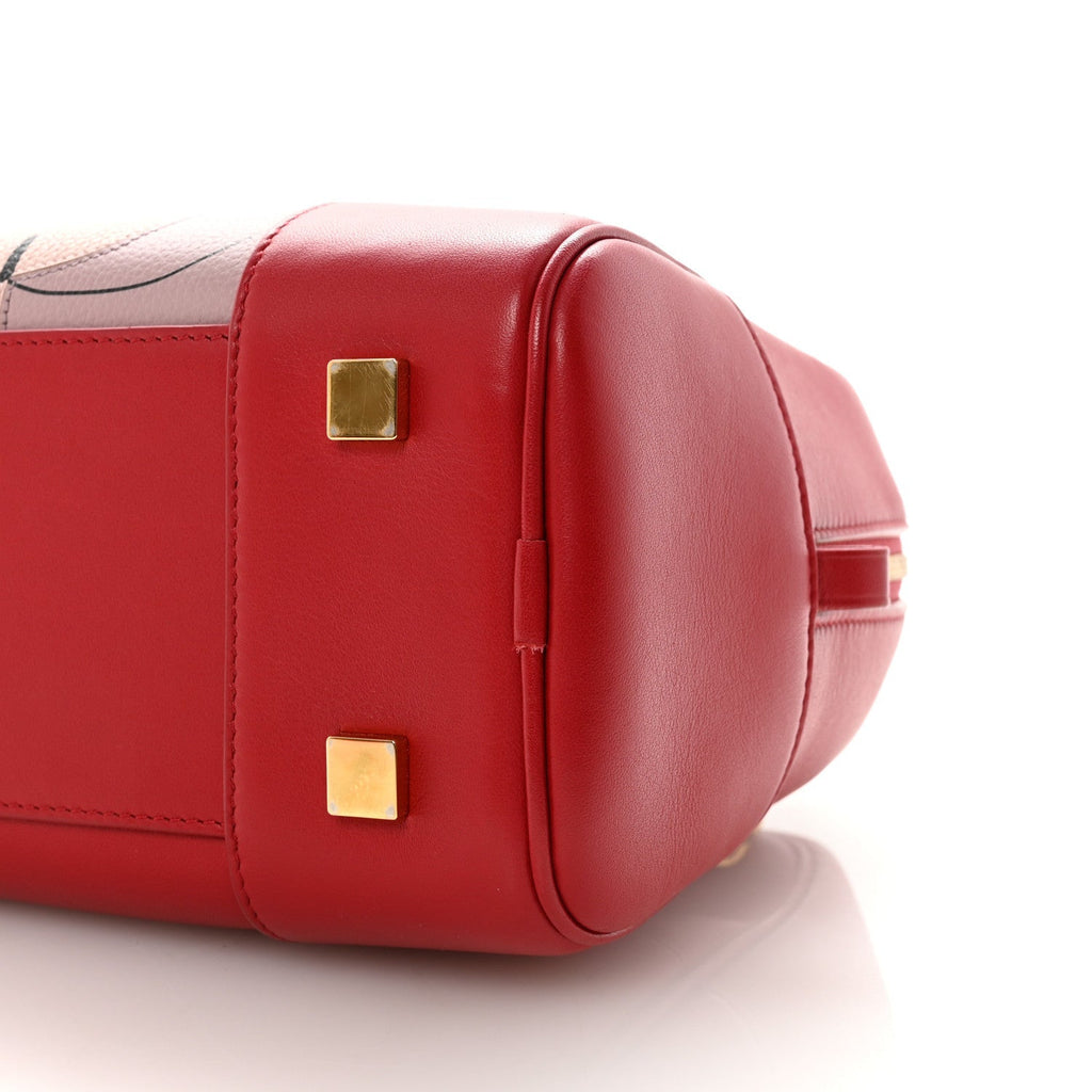 X SPIRITED AWAY Calfskin Bo Mouse Amazona 19 Red