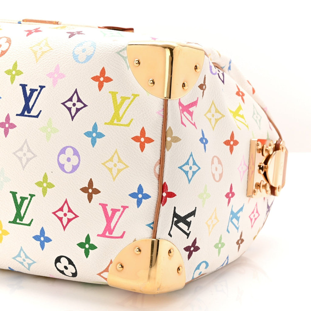 Monogram Multicolor Speedy 30 White