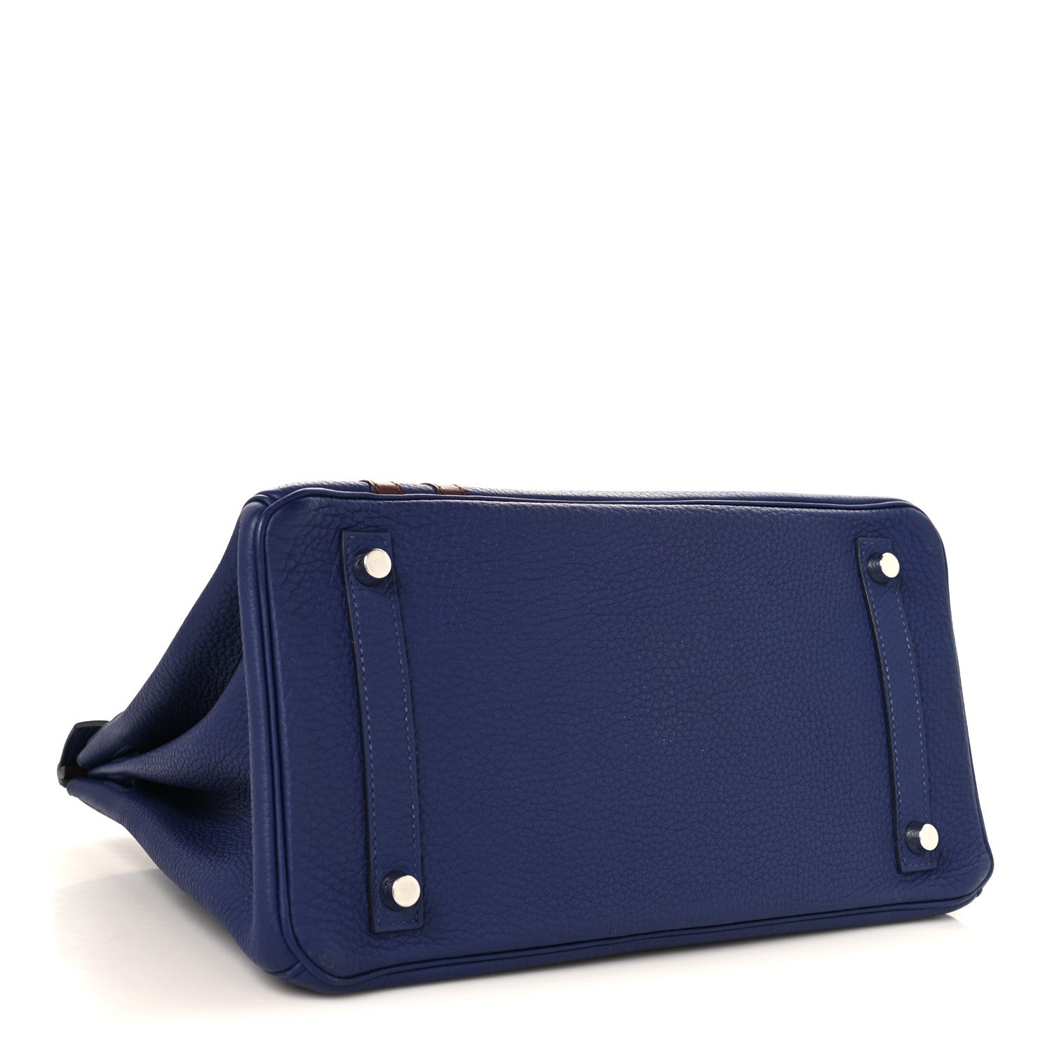 Togo Swift Officier Birkin 30 Bleu Encre Rouge H