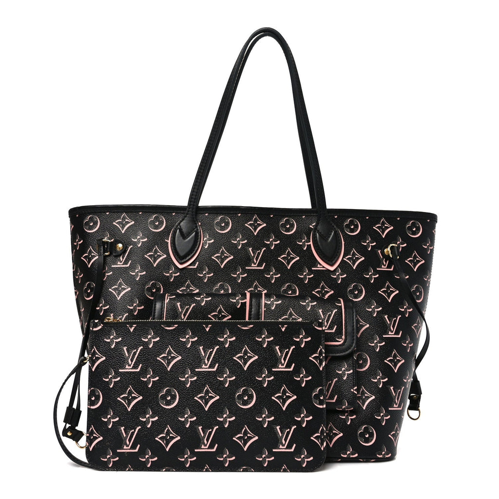 Monogram Fall For You Neverfull MM Black