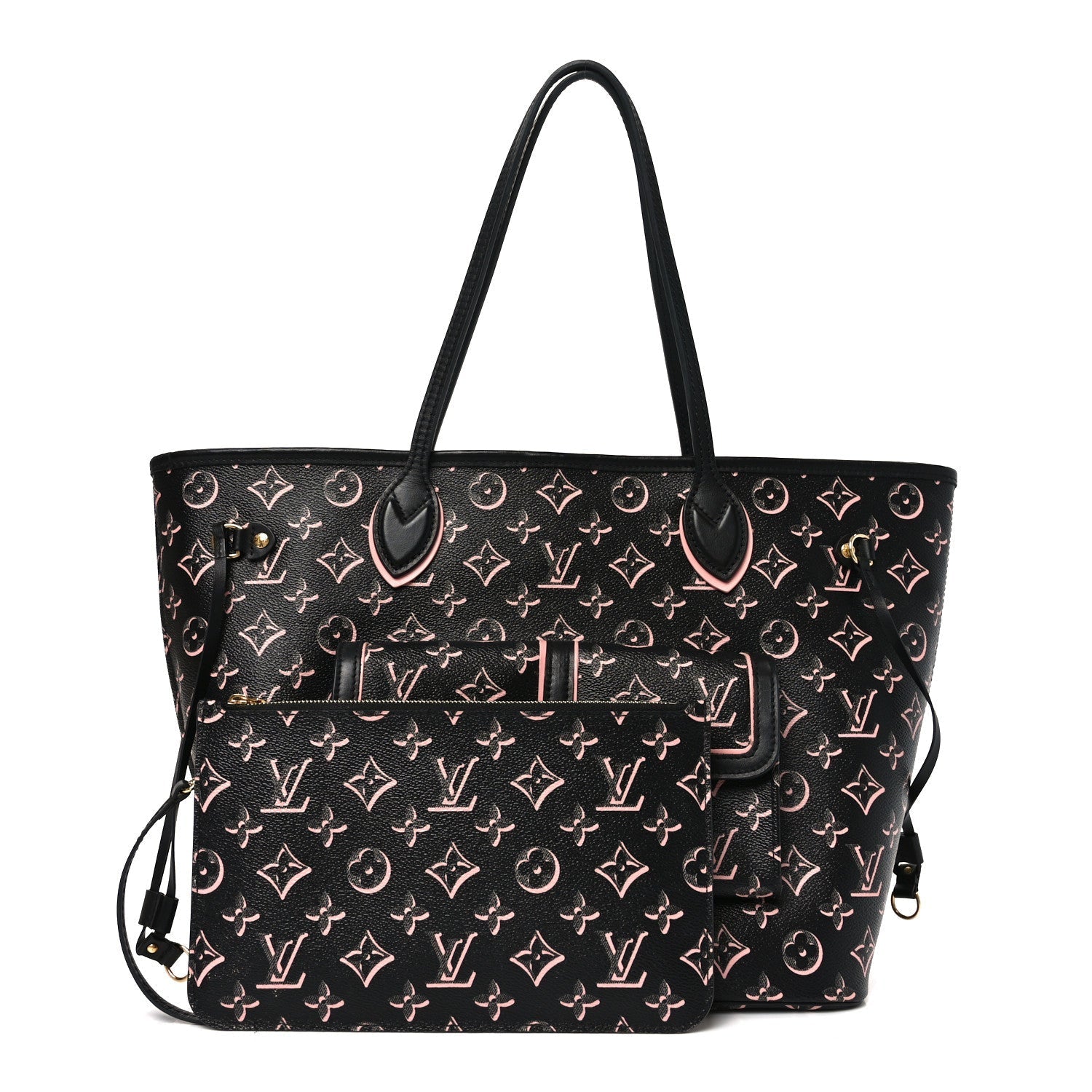 Monogram Fall For You Neverfull MM Black