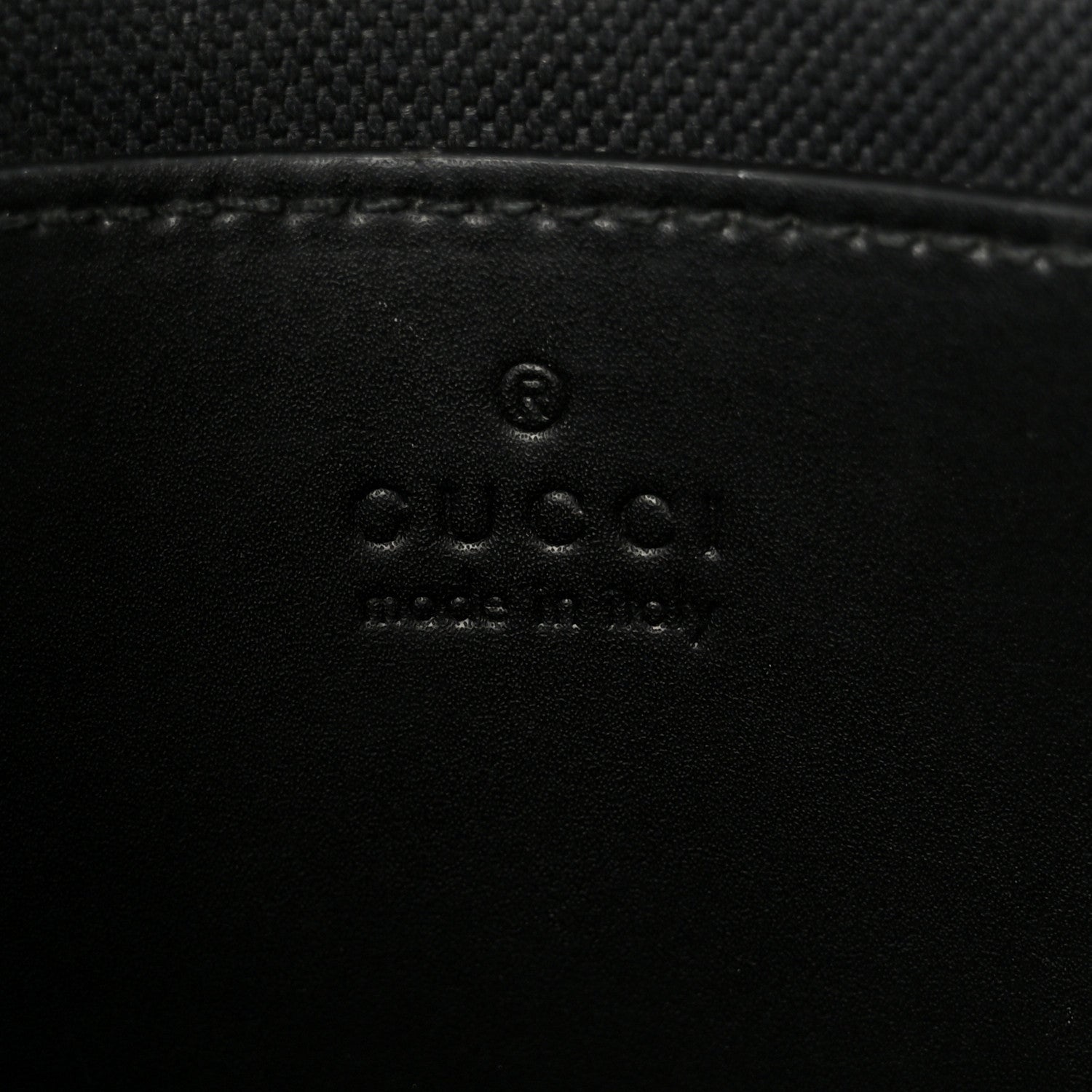GG Supreme Monogram Web Small Flat Messenger Bag Black Grey